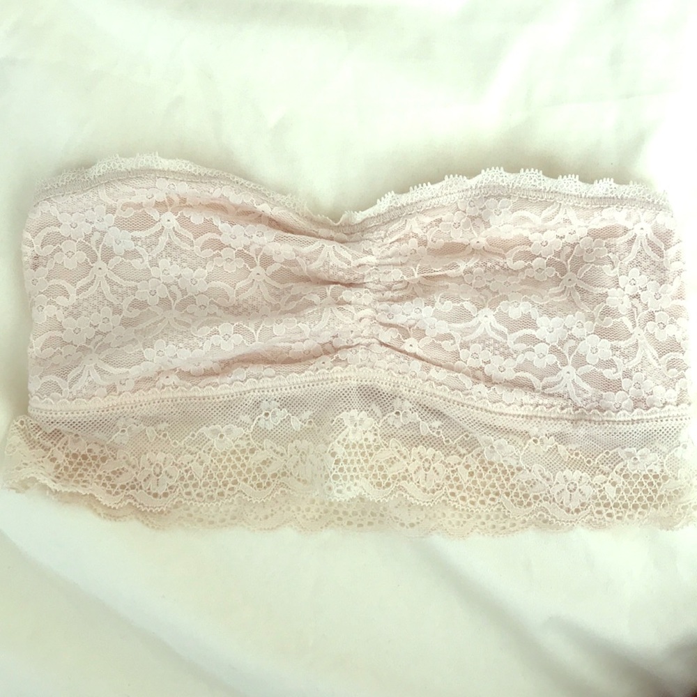 Beige Lace Bandeau